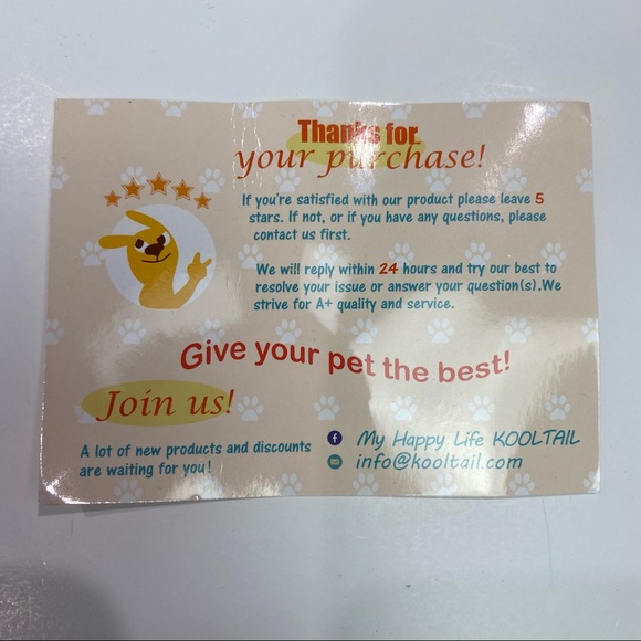 Bandana Kool Tail cat & dog holiday neck handkerchief, red & green patterns New - Picture 3 of 7